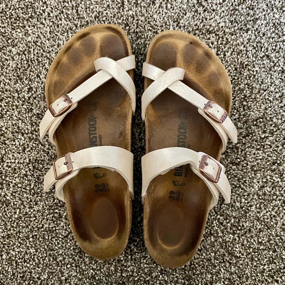 Birkenstock Mayari sandals - pearl cream, size 39